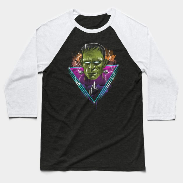 Rad Victor Baseball T-Shirt by Vincent Trinidad Art